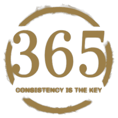 Articles 365 logo: the brass 365 emblem